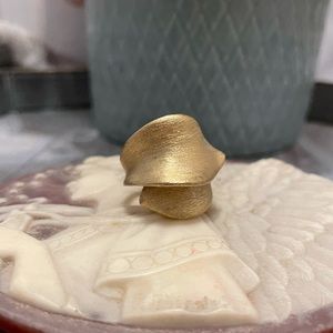 Matte Gold Ring-size 9